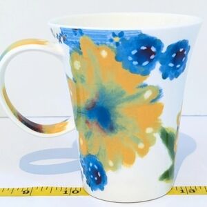 Starbucks 2006 Floral Watercolors Coffee Mug 12 Oz Spring Vintage Tea Cup